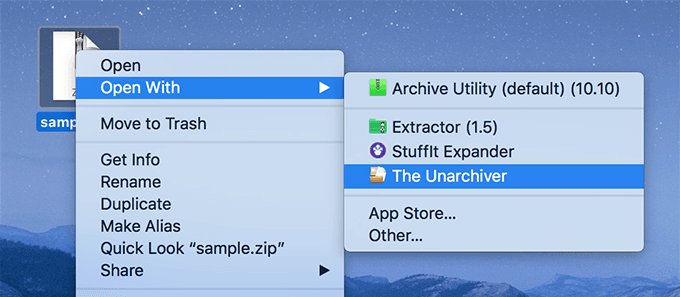 zip archive for mac